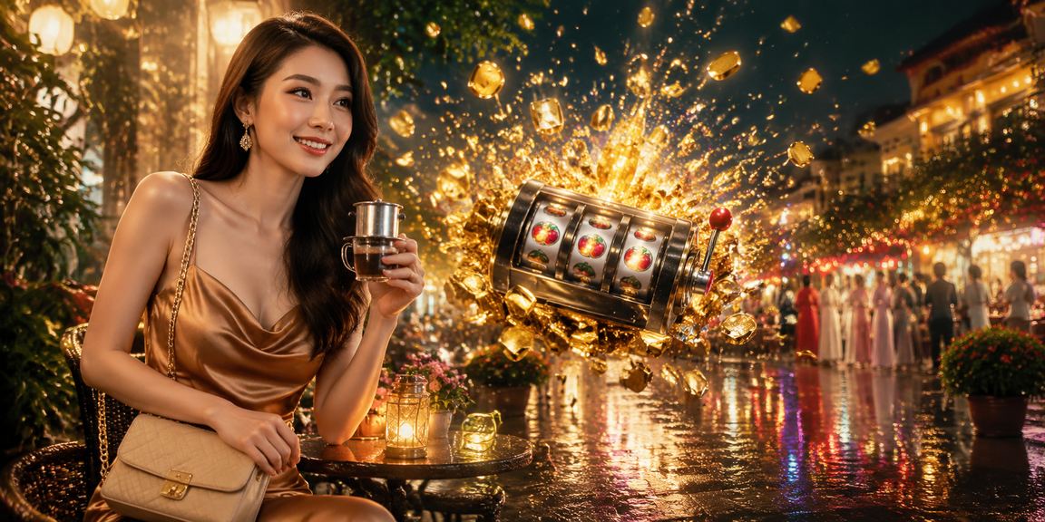 Không khí Đà Lạt thư giãn kết hợp trò chơi slot trực tuyến