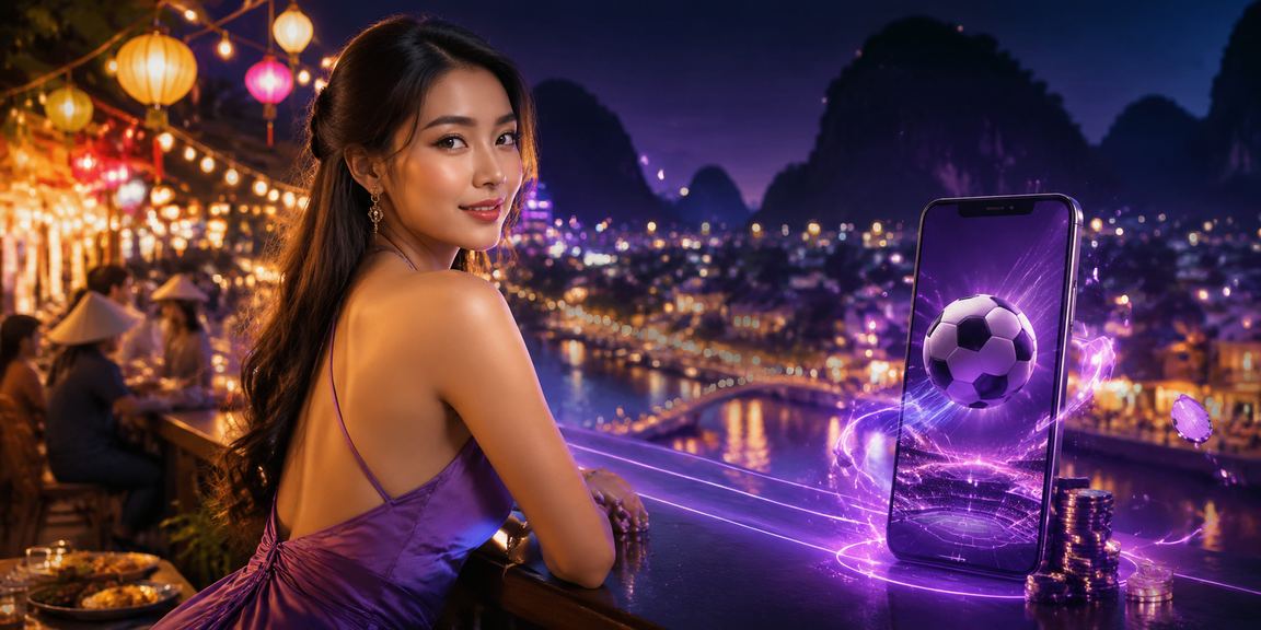 Người xem bóng đá và đặt cược tại chợ đêm Ninh Bình qua điện thoại